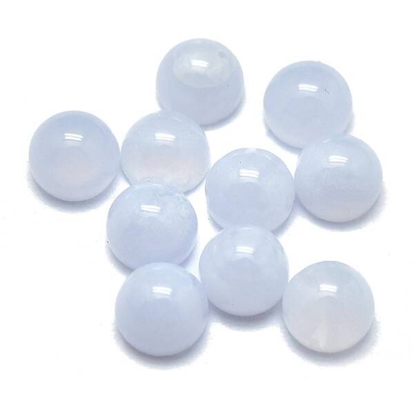 Natural Blue Lace Agate Cabochons