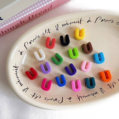 Opaque Acrylic European Beads