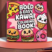 Pizza Pattern Coloring Book, 1 Count Pizza Pattern Coloring Book, Stress Relief Drawing Coloring Book for Friend Kids Student...