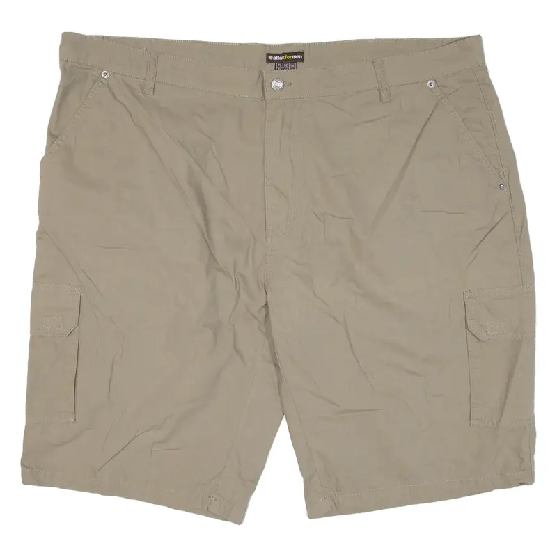 ATLAS FOR MEN Mens Cargo Shorts Beige 3XL W48