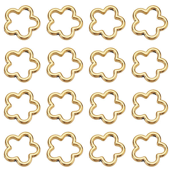 100Pcs Tibetan Style Alloy Bead Frames