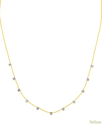 Hilo Necklace | Metal Color: Silver | Color: Yellow