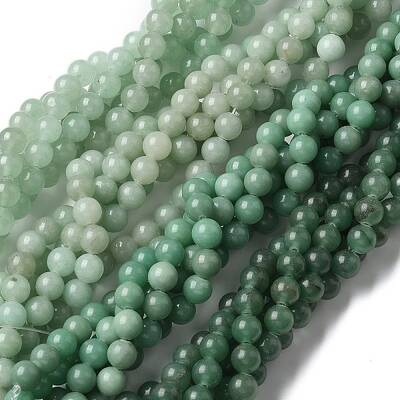 Natural Green Aventurine Beads Strands