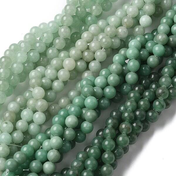 Natural Green Aventurine Beads Strands