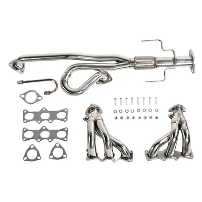 1993-1997 Ford Probe GT Mazda MX-6 2.5L V6 Exhaust Header Stainless Steel Performance Upgrade Improves Horsepower and Exhaust...