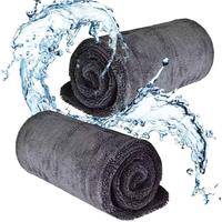 Car Drying Towel for Car Detailing Streak Free, Ultra Absorben Soft Microfiber Towels for Cars Double Twisted-Loop Microfiber...
