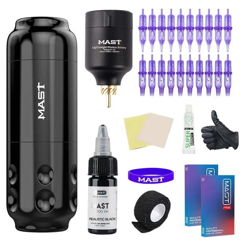 Mast Sensor 4.0MM Tattoo Machine Wireless Kit