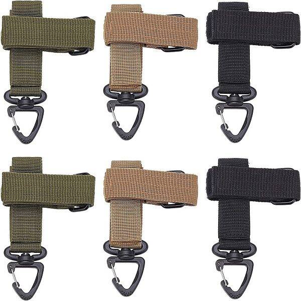 6Pcs Nylon Cable Tie with Plastic Clasp Gloves Holder