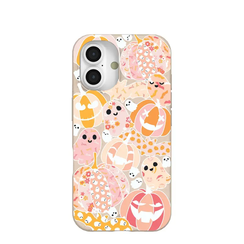 Seashell Pumpkin Patch iPhone 16 Case