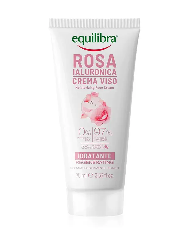 Equilibra Hyaluronic Rose Moisturizing Face Cream Equilibra 75 ml