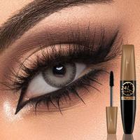 Long Lasting Waterproof Mascara, 1 Count Natural Curl Eyelashes Mascara, Eyelashes Lengthening Volumizing Defining, Professio...