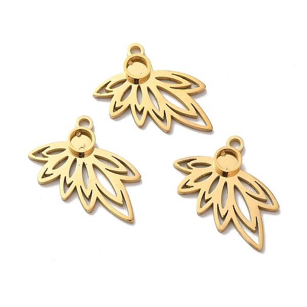 Ion Plating(IP) 304 Stainless Steel Pendant Rhinestone Settings
