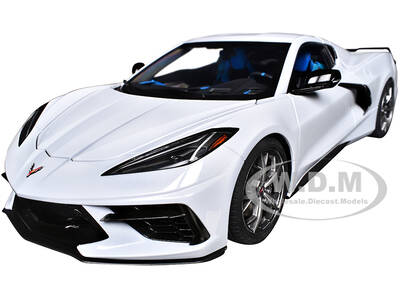 2020 Chevrolet Corvette C8 Stingray Ceramic Matrix Gray Metallic 1/18 Model Car by Autoart