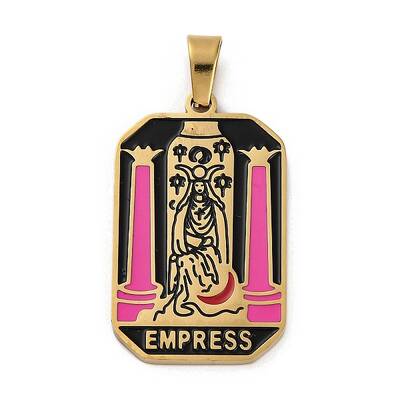 Ion Plating(IP) 304 Stainless Steel Enamel Pendants