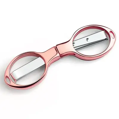 Creative Portable Folding Scissor, Stainless Steel Foldable Handheld Scissor, Number 8 Shaped Multifunctional Scissor For Fis...