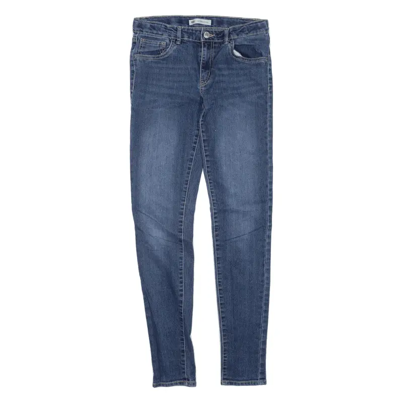 LEVI'S 710 Jeans Blue Denim Slim Skinny Girls W27 L29