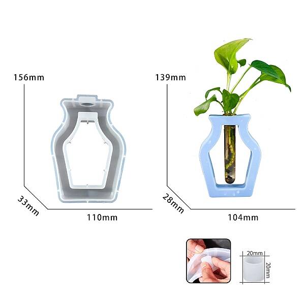 DIY Silicone Vase Molds