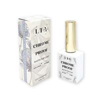Chrome Proof Matte Top Coat Gel - No Buffing, Quick Application, Thin Gel Formula