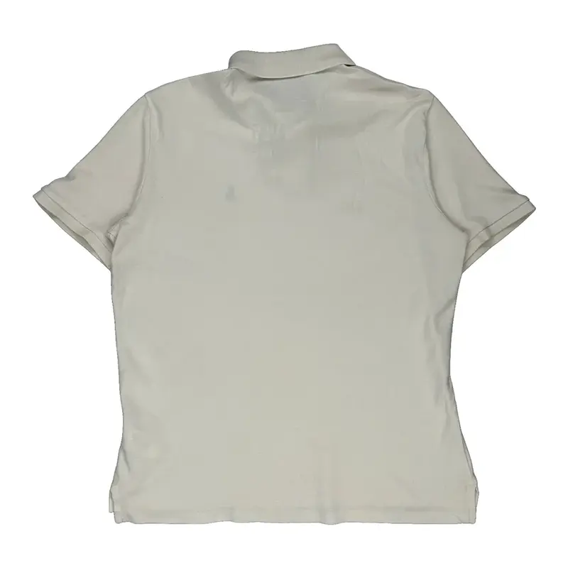 Polo By Ralph Lauren Polo Shirt - Medium White Cotton