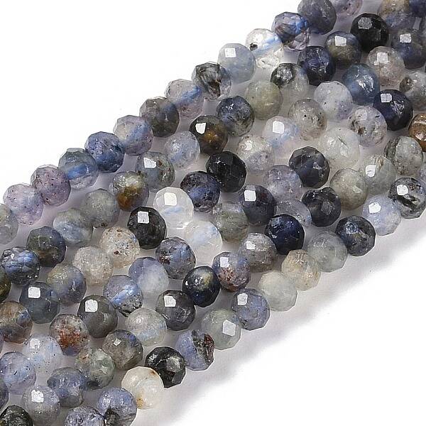Natural Iolite Beads Strands
