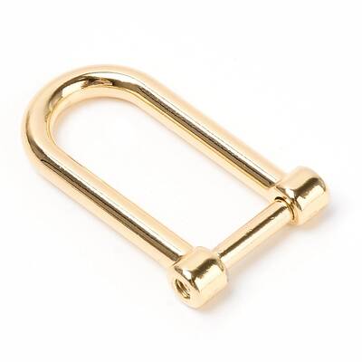 Alloy with Iron D Shape Rings Clasps