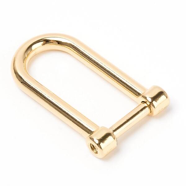 Alloy with Iron D Shape Rings Clasps