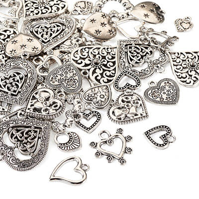 48Pcs 12 Style Tibetan Style Alloy Pendants