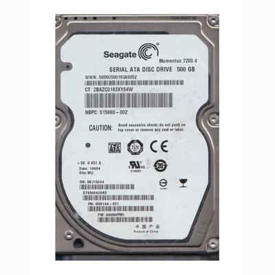 515660-002 HP 500GB 7200RPM SATA 3Gb/s 16MB Cache 2.5-inch Hard Drive