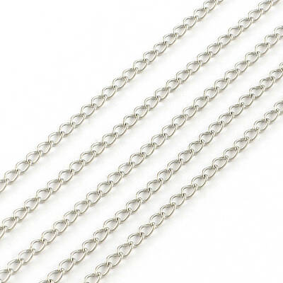 Tarnish Resistant 304 Stainless Steel Curb Chains