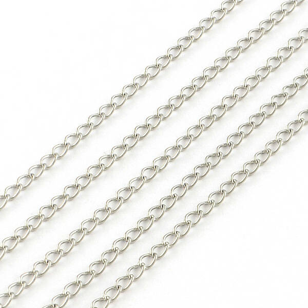 Tarnish Resistant 304 Stainless Steel Curb Chains
