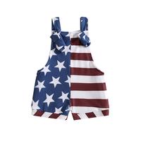 Meihuida Baby Boy 4th of July Outfits American Flag Romper 4th of July Onesie Fourth of July Overalls Jumpsuit Newborn Toddle...