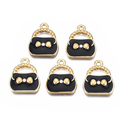 Rack Plating Alloy Enamel Pendants