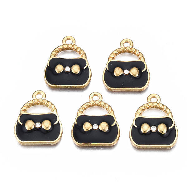 Rack Plating Alloy Enamel Pendants