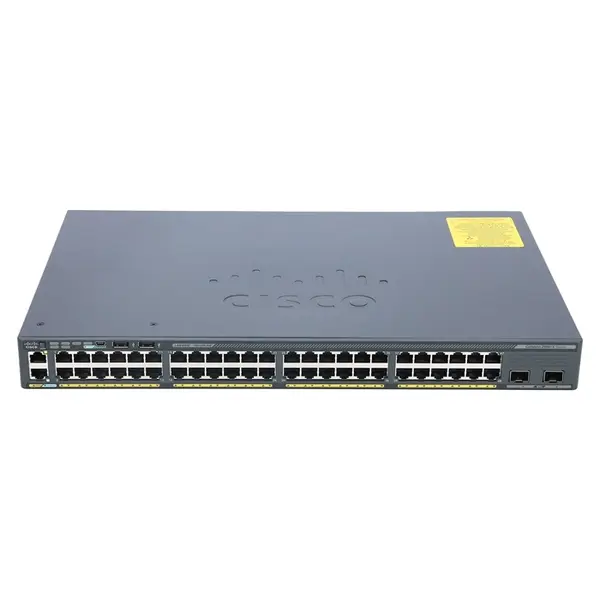 WS-C2960X-48TS-LL-NO Cisco Catalyst 2960X Series 2960X-48TS 48 x RJ-45 Ports 10/100/1000Base-T + 4 x SFP Ports Layer 3 Manage...