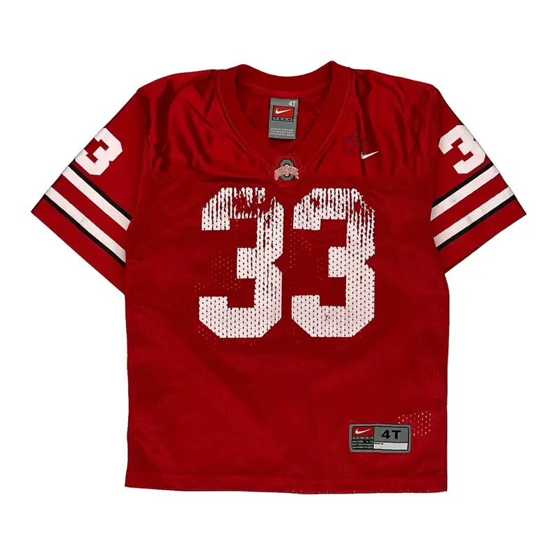 Age 4 Nike Jersey - 2XS Red Polyester