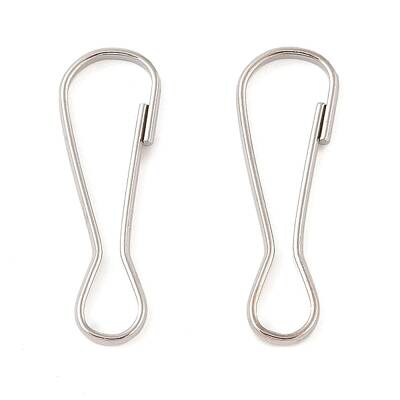Rack Plating Brass Keychain Clasp Findings