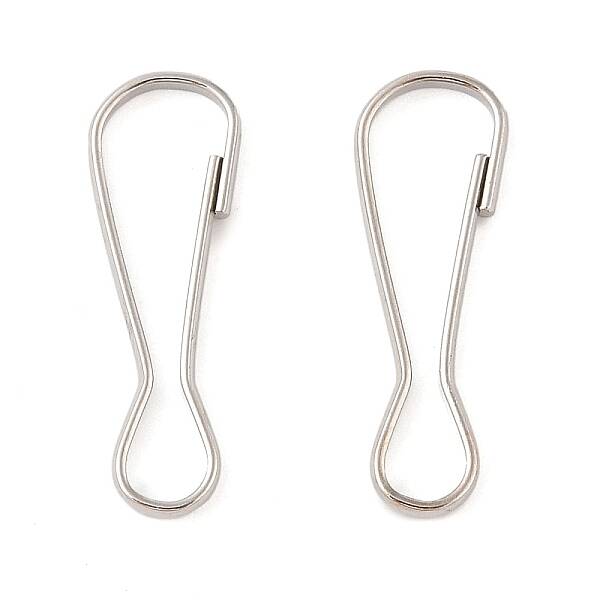 Rack Plating Brass Keychain Clasp Findings