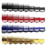 Professional Hair Clipper Comb Set, 8 Counts/set Mixed Size Electric Hair Clipper Limited Comb Set, Personal Care Accessories...