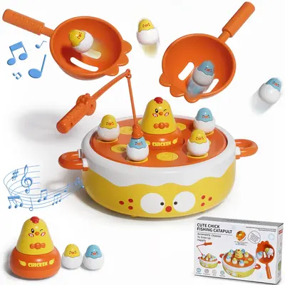 Bounce and Catch Dinos Board Games, Popping Board Games for Boys Girls, Family Games Toys, Catching Music Games, Duck Games, ...