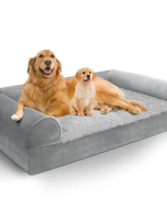 【Father's Day Special】Orthopedic dogs-Waterproof Dog Bed 42 Inch  Extra Large Washable with Removable Cover and  Non-Slip...