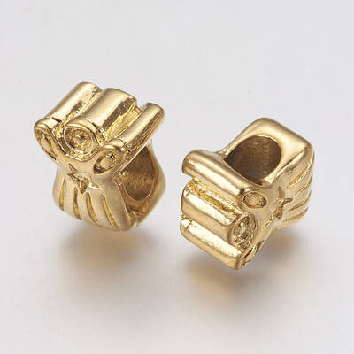 Ion Plating(IP) 304 Stainless Steel European Beads