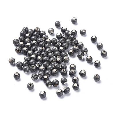 Fancy Antiqued Glazed Porcelain Beads