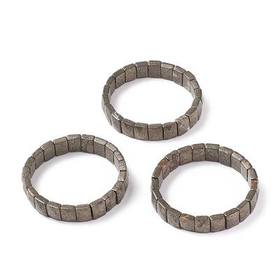 Natural Pyrite Stretch Bracelets