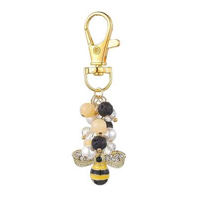 Bees Alloy Rhinestone Pendant Decorations
