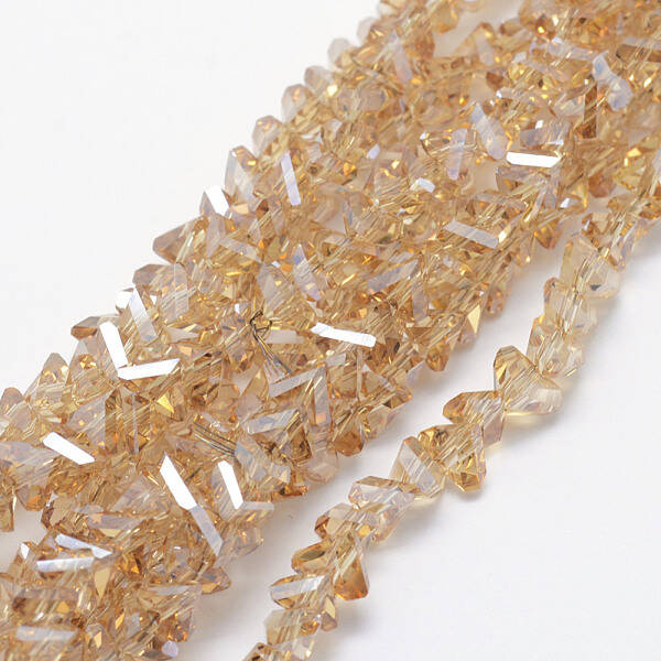 Electroplate Glass Beads Strands