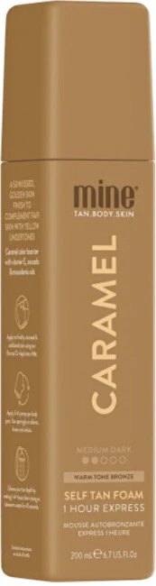 Minetan Golden effect self-tanning foam Caramel 200 ml