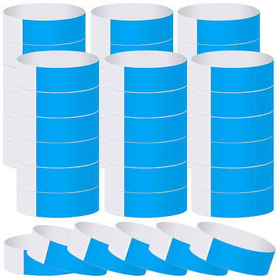 200pcs Synthetic Paper Disposable Wristbands