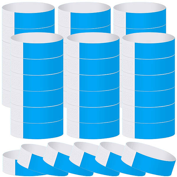 200pcs Synthetic Paper Disposable Wristbands