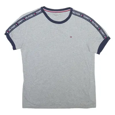 TOMMY HILFIGER Mens T-Shirt Grey S