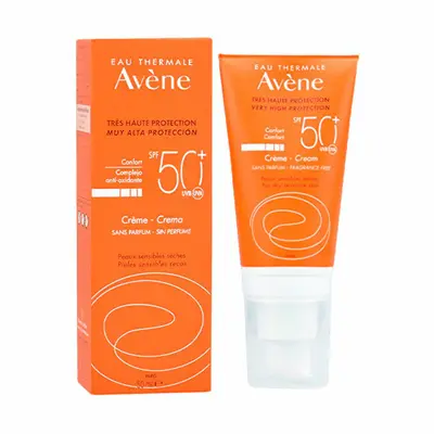 Avène Solar SPF50+ Cream Without Fragrance Invisible Finish Very High Protection 50ml